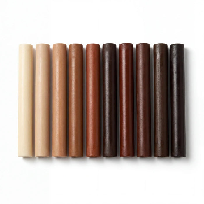 Wood repair wax pens 10-pack — shades for every wood tone