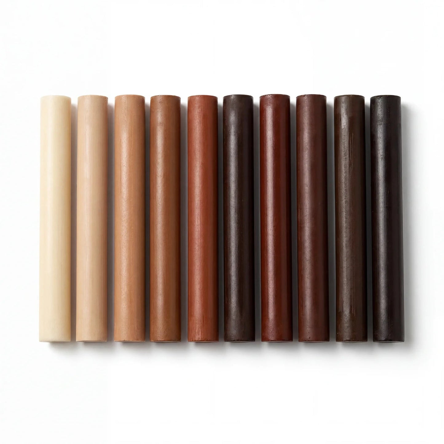 Wood repair wax pens 10-pack — shades for every wood tone