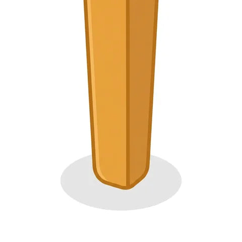 Rectangular chair leg